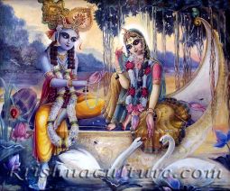 Radha Krishna Pearls 1 Canvas Art